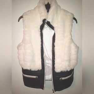 CI Sono Faux Fur Vest Collection, Size L